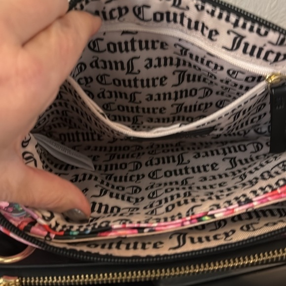 JUICY COUTURE Designer In Bloom Crossbody Bag w/Matching Pouch, NWOT - Picture 4 of 6